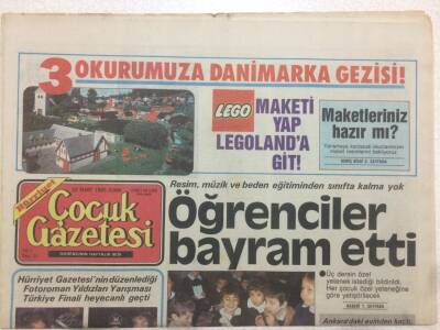 Hürriyet Çocuk Gazetesi 22 Mart 1985 - Öğrenciler Bayram Etti GZ52061 - 1
