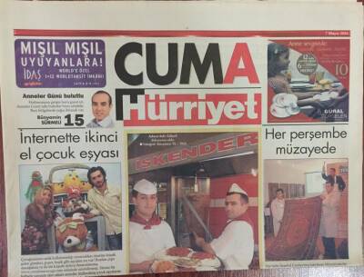 Hürriyet Cuma Eki 7 Mayıs 2004 - İskender Kebapta En İyi 10 , İnternette İkinci El Çocuk Eşyası GZ18654 - 1