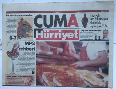 Hürriyet Cuma Gazetesi 10 Eylül 2004 - İskoçyalı Tüm Bilinmeyen Yönleriyle GZ8555 - 1