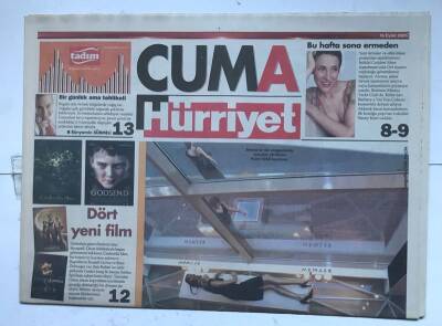 Hürriyet Cuma Gazetesi 16 Eylül 2005 - Kameralı Telefonlar Kumaş Satışını Etkiledi GZ8594 - 1