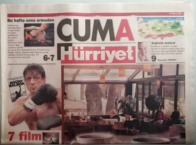 Hürriyet Cuma Gazetesi 16 Mart 2007 Efsane Son Maçına Çıkıyor - GZ44357 - 2