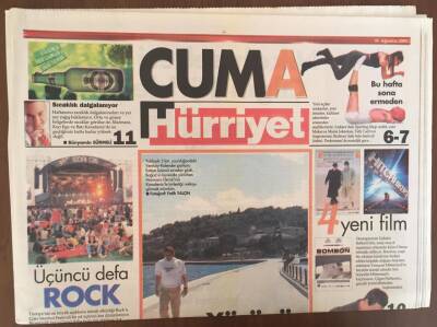 Hürriyet Cuma Gazetesi 19 Ağustos 2005 - Yürüyüş Yapmak İçin En Güzel 10 Sahil GZ10063 - 2