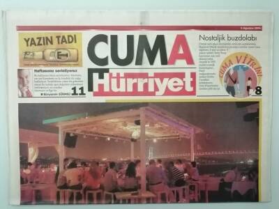 Hürriyet Cuma Gazetesi 5 Ağustos 2005 İstanbuldan Ankaraya Balık Keyfi -GZ33127 - 1