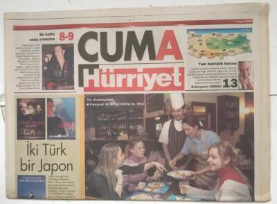 Hürriyet Cuma Gazetesi 7 Ocak 2005 - Yavuz Turgul Ve Şener Şen Sekiz Yıl Aradan Sonra Karşımızda GZ8625 - 1