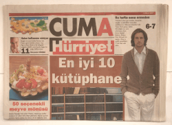 Hürriyet Cuma Gazetesi 9 Mart 2007 - Türkiyenin En İyi 10 Kütüphanesi GZ5173 - 2