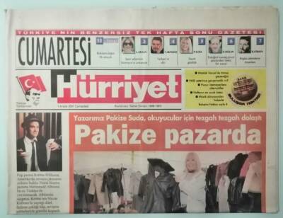 Hürriyet Cumartesi Gazetesi 1 Aralık 2001 Amerikan Komedi Anlayışı Bizim Televizyonları İşgal Etti -GZ37026 - 1