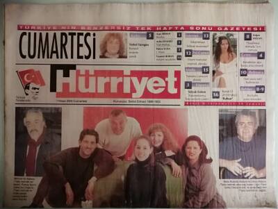 Hürriyet Cumartesi Gazetesi 1 Nisan 2000 Memoli Rolüyle Star Olan Mehmet Ali Alaboranın Sırrını Açıklıyoruz -GZ44825 - 1