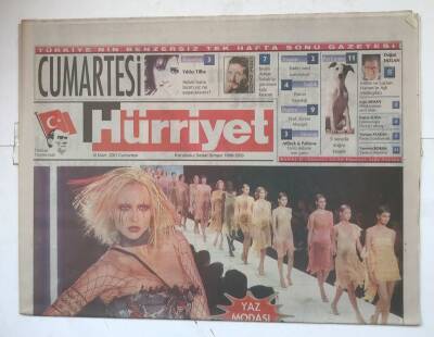 Hürriyet Cumartesi Gazetesi 10 Mart 2001 - Paralı Cumhuriyet GZ8071 - 1