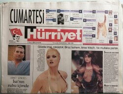 Hürriyet Cumartesi Gazetesi 11 Eylül 1999 Fatih Sultan Yunancada -GZ44569 - 2