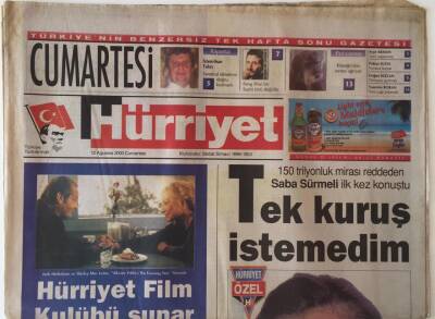Hürriyet Cumartesi Gazetesi 12 Ağustos 2000 - Nepalde Tek Başına Bir İş Kadını GZ16668 - 1