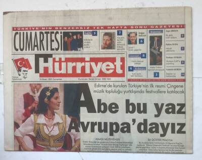 Hürriyet Cumartesi Gazetesi 14 Nisan 2001 - İkide Bir Antibiyotik Almayın GZ8123 - 1