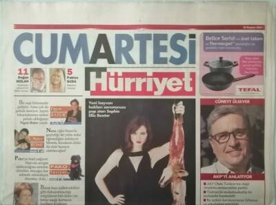 Hürriyet Cumartesi Gazetesi 16 Kasım 2002 O Bir Hülya Avşar -GZ37253 - 1