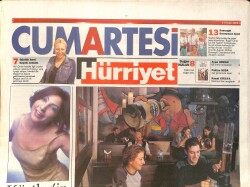 Hürriyet Cumartesi Gazetesi 21 Eylül 2002 - Kürtler'in Sezeni - Yeni Eros Ferro GZ3197 - Gökçekoleksiyon