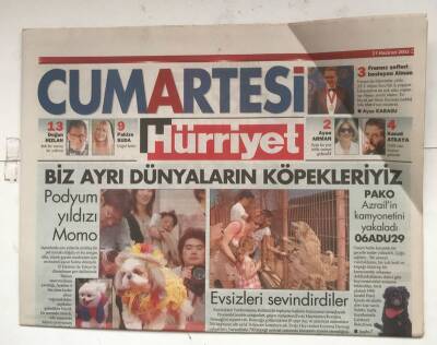 Hürriyet Cumartesi Gazetesi 21 Haziran 2003 - Özcan Deniz Firuzeyi Arıyor GZ8194 - 1