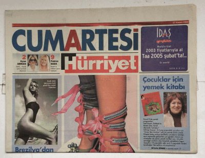 Hürriyet Cumartesi Gazetesi 27 Kasım 2004 - En Politik İcat GZ7682 - 1