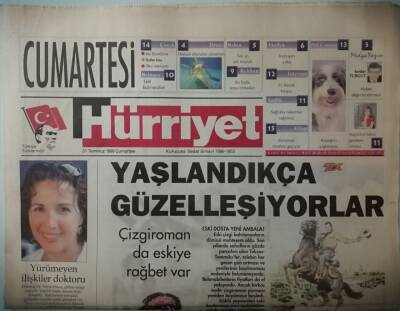 Hürriyet Cumartesi Gazetesi 31 Temmuz 1999 Pariste Kış Şöleni -GZ37256 - 1