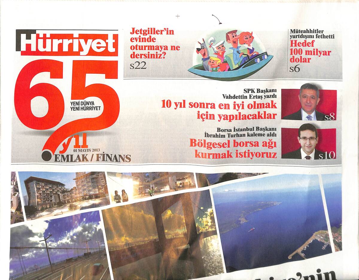 Hürriyet Emlak/Finans Gazetesi 65. Yıl 1 Mayıs 2013 GZ154136 - 1