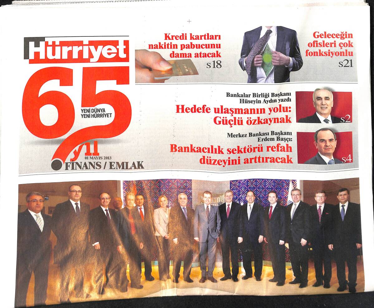 Hürriyet Finans/Emlak Gazetesi 65. Yıl 1 Mayıs 2013 GZ154143 - 1
