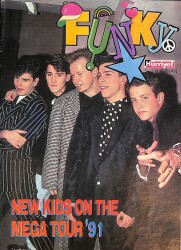 Hürriyet Funky 5 - 11 Haziran 1991 - New Kıds On The Mega Tour 91 NDR88076 - Gökçekoleksiyon