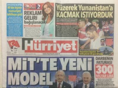 Hürriyet Gazete 2 Ağustos 2016 - Mitte Yeni Model GZ29215 - 1