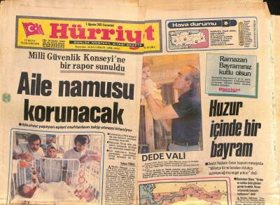 Hürriyet Gazetesi 1 Ağustos 1981 - Fenerbahçe , Güngör Ve Erdoğan Sorununa El Attı GZ119154 - 1