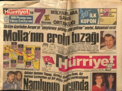 Hürriyet Gazetesi 1 Aralık 1988 - Rafsancaninin Eroin Tuzağı GZ64383 - 2