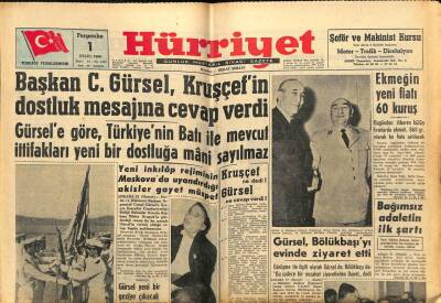 Hürriyet Gazetesi 1 Eylül 1960 - Topkapı Hadisesi Tahkikatı Sona Erdi GZ81947 - 1