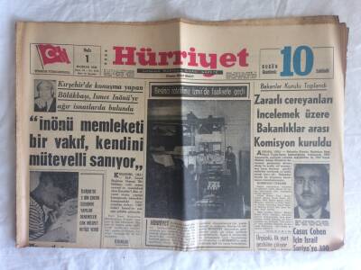 Hürriyet Gazetesi 1 Haziran 1965 - 107 İlkokul Talebesi Pilavdan Zehirlendi GZ73418 - 1
