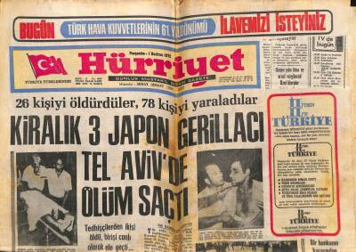 Hürriyet Gazetesi 1 Haziran 1972 - Nixona Tahranda Suikast Teşebbüsü GZ76819 - 1