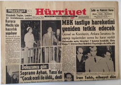 Hürriyet Gazetesi 1 Kasım 1960 - MBK Tasfiye Hareketini Yeniden Tetkik Edecek GZ16490 - 2