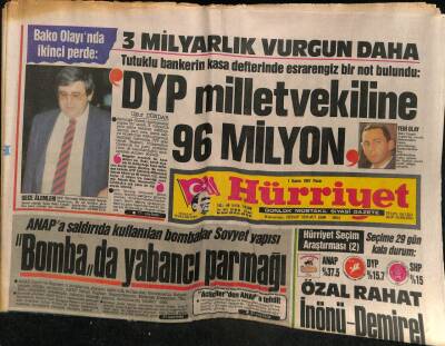 Hürriyet Gazetesi 1 Kasım 1987 - Doğum Günü Hediyesi GZ58644 - 1