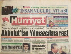 Hürriyet Gazetesi 1 Kasım 1990-Amerikan Kuvvetleri Savaş Provasına Başladı GZ45030 - 1