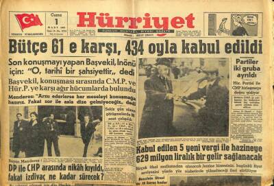 Hürriyet Gazetesi 1 Mart 1957 - Gebzede Bir Köyü Fareler İstila Etti GZ99203 - 1
