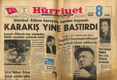 Hürriyet Gazetesi 1 Mart 1963 - Necdet Uğur , Hiçbir Vaitte Bulunmuyor GZ72613 - 1