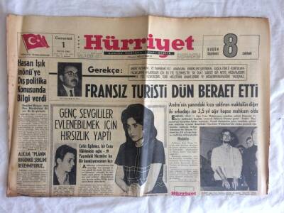 Hürriyet Gazetesi 1 Mayıs 1965 - Hasan Işık İnönüye Dış Politika Konusunda Bilgi Verdi GZ73489 - 1