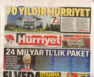 Hürriyet Gazetesi 1 Mayıs 2018 - Özbekistanla Hedef 5 Milyar $ GZ84358 - 1