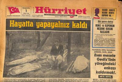 Hürriyet Gazetesi 1 Nisan 1970 - Kandilli , Yeni Bir Deprem Daha Bekliyor GZ86879 - 1