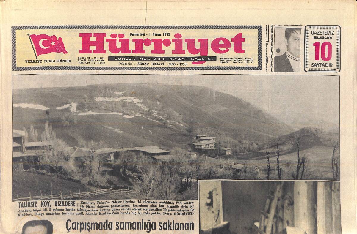 Hürriyet Gazetesi 1 Nisan 1972 - Türkiye Boks Federasyonu Kamacı'nın Elinden Tutmuyor - Kürkçü Sağ Ele Geçti GZ157047 - 1