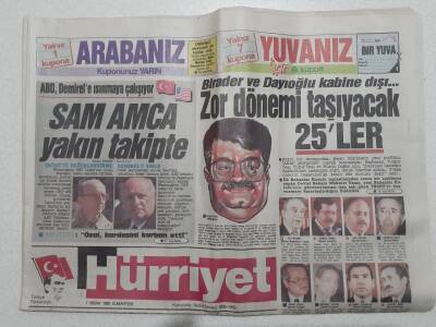 Hürriyet Gazetesi - 1 Nisan 1989 - Mutfak Martta Soluk Aldı GZ111614 - 1
