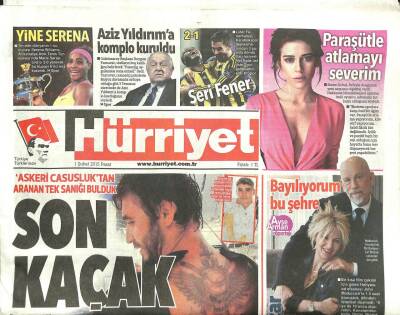 Hürriyet Gazetesi 1 Şubat 2015 - Aziz Yıldırıma Komplo Kuruldu GZ105520 - 1