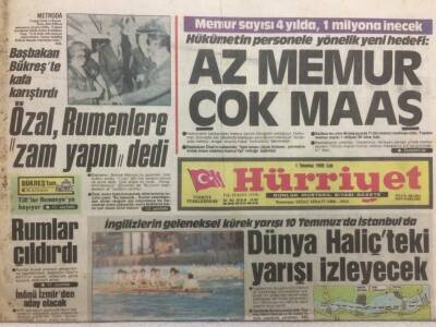 Hürriyet Gazetesi 1 Temmuz 1986 - Hülya Avşar Fındık Kralı Lokman Kondakçıya Veryansın Etti GZ35553 - 1