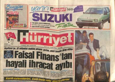 Hürriyet Gazetesi 1 Temmuz 1989 - Fatma Girikten Seçim Peşrevi GZ80803 - 1