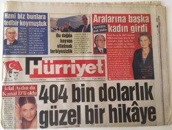 Hürriyet Gazetesi - 1 Temmuz 2003 - Atatürkün Öğrenim İçin Avrupaya Gmderdiği Hacer Arpınar 92 Yaşında Ölmeden Tüm Parasını Milli Eğitim Vakfına Bağışladı - GZ43511 - 2