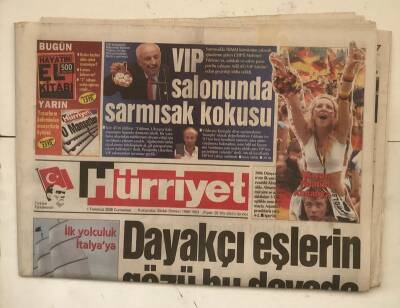 Hürriyet Gazetesi 1 Temmuz 2006 - Türkiyenin Gururu Vedaya Hazırlanıyor GZ7741 - 1
