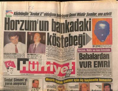 Hürriyet Gazetesi 10 Aralık 1988 - Kaçak Para Üçgeni GZ64350 - 2