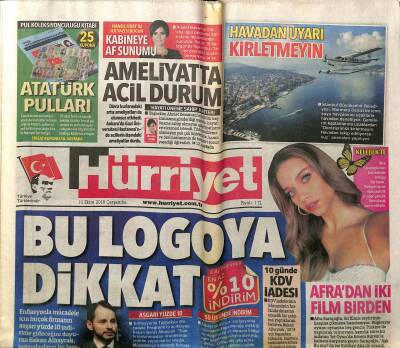 Hürriyet Gazetesi 10 Ekim 2018 - Atatürk Havalimanına Havacılık Üniversitesi - Afra Saraçoğlu , İki Filmle Seyircinin Karşısına Çıkmaya Hazırlanıyor GZ125682 - 1
