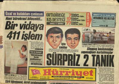 Hürriyet Gazetesi 10 Eylül 1986 - Amerikada F-16lara Uçuş Yasağı GZ115142 - 1