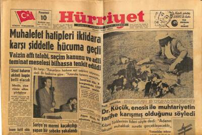 Hürriyet Gazetesi 10 Haziran 1957 - Grip Salgını Formozoya da Atladı GZ81008 - 1