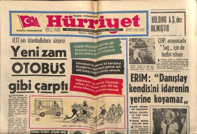 Hürriyet Gazetesi 10 Haziran 1971 - İsrail Radyosu 2 Milyon Mısırlı Öğrenciye Kopya Verdi GZ81650 - 1