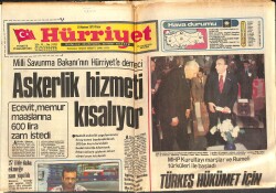 Hürriyet Gazetesi 10 Haziran 1979 - Başbuğ Hükümet İçin 'Çürümüş Meyve' Dedi! - Ünlü Film Yıldızları Seyircileri Uyardılar! GZ142500 - 1